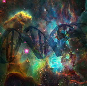 空间DNA重力原子星际药品身份生物商业生物学细胞射线图片