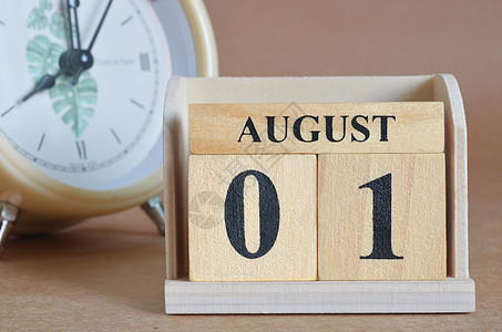 8月1日纪念日季节笔记数字日历礼物手表工作标题办公室图片