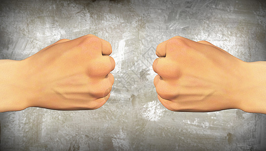 拳脚盒子对手斗争会议疼痛力量身体手势关节危险图片
