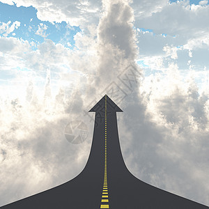 通往顶端的道路成功天堂旅行挑战风险商业动机进步小路沥青图片
