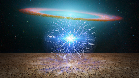 生命胶囊行星地形蓝色闪电环境艺术上帝空白星星天空图片