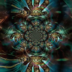 时光机插图信仰绘画辉光镜子魔法灵魂宗教宇宙祷告图片