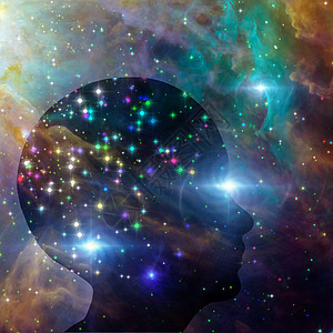 普世思想组织星系精神智力星星艺术想像力思考作品头脑星云图片