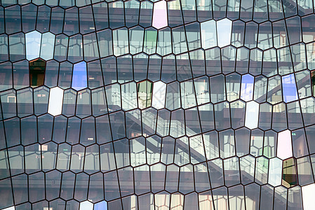 现代建筑的简图图片市中心框架建筑学反射建造金属墙纸蓝色公司窗户图片