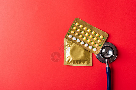 安全套包装袋 避孕药丸和医生史蒂夫斯科普健康避孕套治疗怀孕雌激素避孕乐器药店工具药品图片