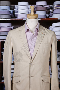 店里裁缝假货的西装销售商务外套棉布商业展示模型套装绅士店铺图片