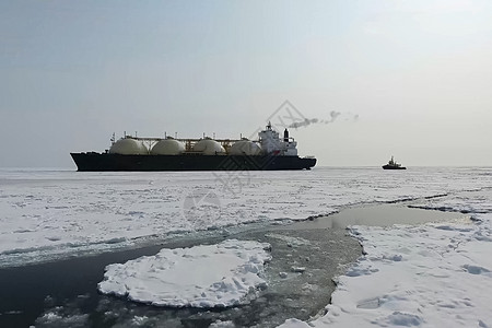拖运液化油罐车 海上运输碳氢化合物船头工厂炼油厂油船科学技术极光原油竞争者海景天线图片