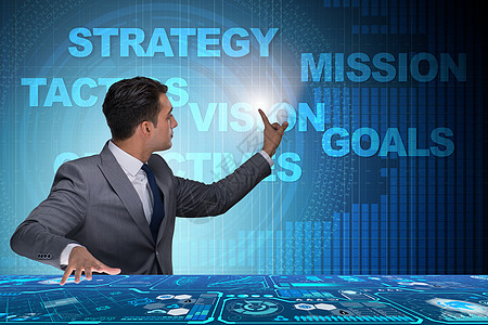 战略规划概念中的商务人士创新团队商务全球化界面动机商业推介会成功经理图片