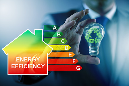 提高能效概念方面的企业经营人房子标签商业力量男人生态商务经济人士建筑图片