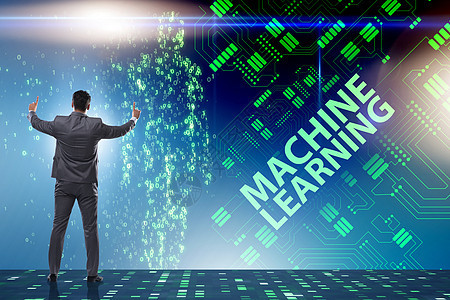 机机学习概念作为现代技术科学知识网络计算商务数据教育编程智力自动化图片
