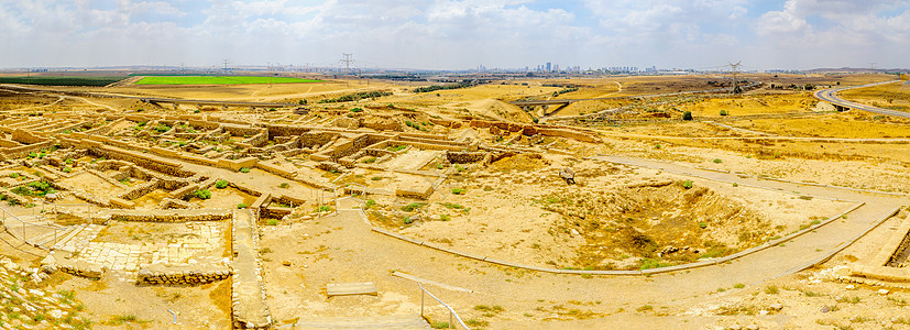 考古遗址全景图片