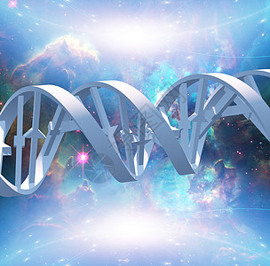 空间DNA生物学宇宙技术染色体星星克隆遗传学3d螺旋星际图片