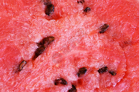 水果背景的红多汁西瓜纹质贴近营养小吃果汁饮食宏观食物甜点浆果图片