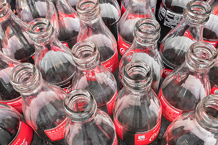 古柯可口可乐瓶团体茶点饮食玻璃古柯贮存工厂生产营销品牌图片