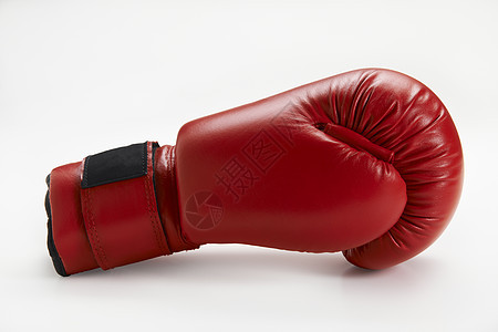 拳击手套体育运动红色运动装器材背景图片