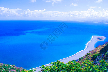 锡达里美女蓝色景色海灵药海岸线图片