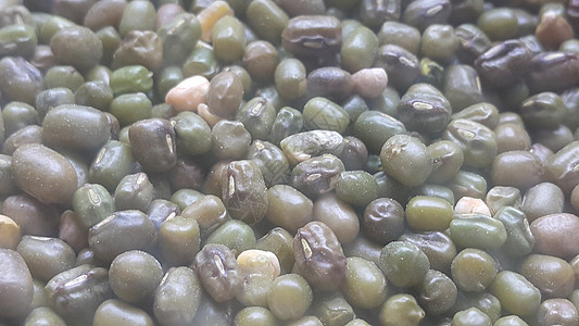 绿豆 绿豆 马什或月亮的近视发芽团体豆类植物粮食食物饮食宏观美食蔬菜图片
