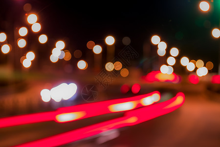 桥上汽车夜间在桥上行驶的汽车头灯痕迹 日景观灯笼辉光运输沥青大灯小路运动速度踪迹背景