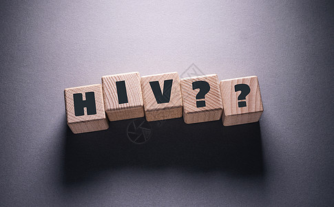 HIV病毒传送单词高清图片