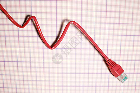 可网络连接设备网线经济衰退线形技术股市进步红色科学水平图片