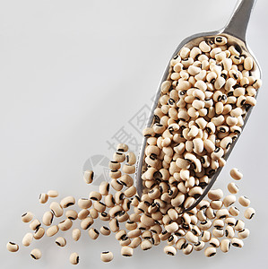 干枯黑眼豆干货健康饮食正方形食物摄影种子饮食眼睛图片