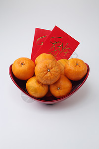 中国新年水果生活祝福红色季节风俗礼物文化庆典传统图片
