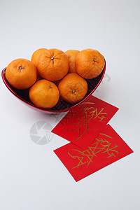 中国新年水果橙子季节性庆典礼物风俗文化展示祝福红色图片