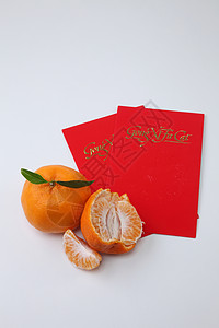 中国新年文化传统节日季节性水果喜庆白色橙子红色礼物图片