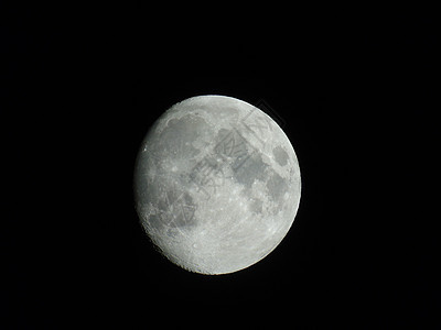夏天在黑暗的天空下半月月光天文蓝色陨石星星行星星系地球月亮轨道图片