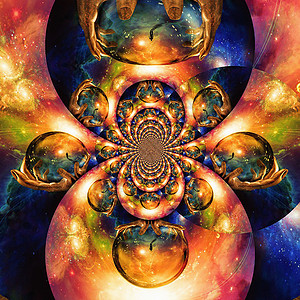 水晶球数字宗教宇宙精神星云插图生活水晶信仰创造者图片