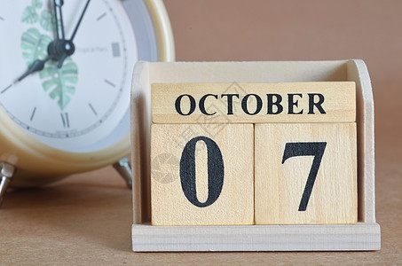 10月7日纪念日立方体标题时间广告季节日历周年假期笔记图片