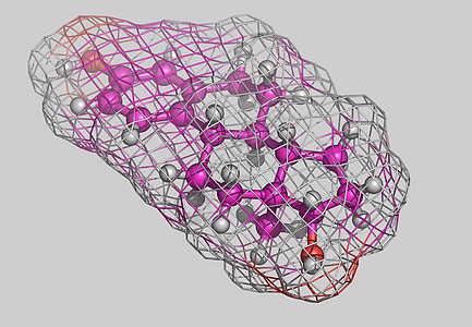 含有原子的分子模型计算机科学债券网络药店结构雌二醇药物棍子雌性激素图片