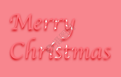 字体投影圣诞快乐季节性欢快短信背景