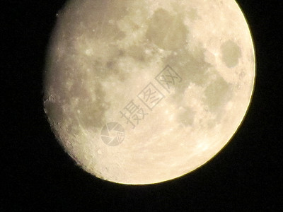 夜里地球月亮在黑色背景中发光望远镜表面科学墙纸月球摄影卫星行星太空天空图片