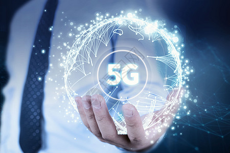 5G 网络和 5g 技术 新一代网络 高速移动互联网 商业 现代技术 互联网和网络概念渲染3d细胞世界数据服务蓝色城市插图社会图片