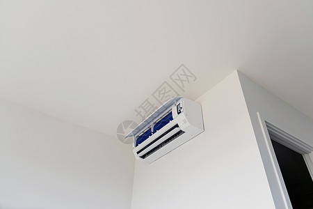 挂墙的空调机建筑学器具高架状况冷却器冷气机天花板扇子气候公寓图片