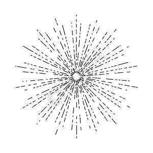 Retro太阳暴发 标志 标签或徽章的旧光照太阳射线形状和打字装饰模板矢量 I 说明 在白色背景上隔离插图圆圈阳光耀斑艺术标识艺图片