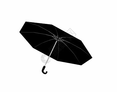 黑雨伞特写背景图片
