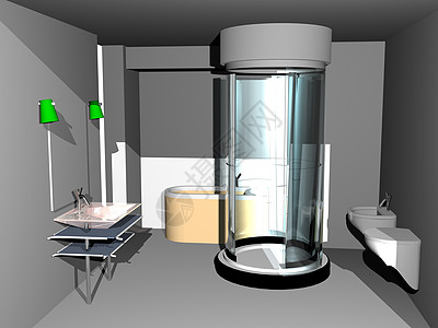 浴室间 淋浴房和浴盆卫生淋浴洗手间房间水龙头设施浴缸图片