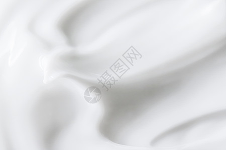 纯白奶油纹理作为背景 手洗乳霜肥皂a凝胶鞭打淋浴化妆品海浪身体乳液物质清洁度产品图片
