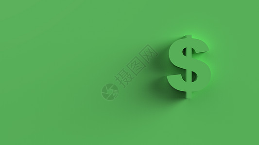 美元符号绿色与青色背景隔离 3d 渲染孤立的插图 商业 管理 风险 金钱 现金 增长 银行 银行 金融 符号经济按钮金子人士硬币图片