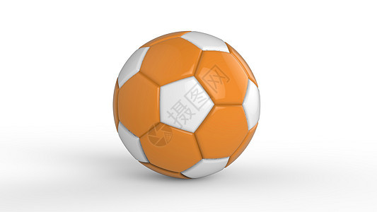 以黑色背景隔离的橙色足球塑料皮革金属织物球 Footform 3d 表示插图团队乐趣运动优胜者世界杯子竞赛国家比赛锦标赛图片