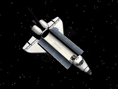 太空航天飞机在空间中盘旋黄色轨道电视科学蓝色旅行汽油收音机卫星图片