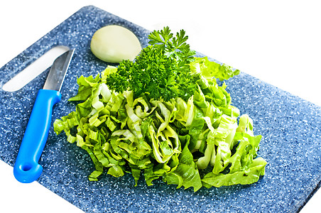 切切沙拉女性宏观食物饮食桌子木板生物叶子香菜烹饪图片