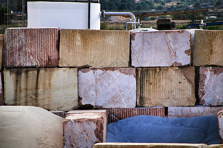 西班牙多姿多彩的建筑综合山峰沙坑行业碎纸机制粒地质学修正案材料散料产物建筑业图片