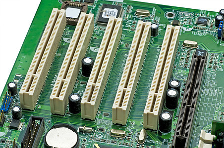 计算机电路板位置插件电脑硬件宏观电子盘子路板技术背景图片