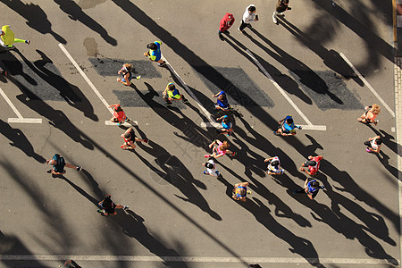 2018年1月21日 西班牙圣波拉 半Maratho的骑手速度慢跑赛跑者活动竞争竞赛运动运动鞋训练行动图片