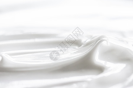 纯白奶油质素作为抽象背景 食品物质科学食物柔软度烹饪化妆品身体白色奶油状鞭打奢华图片