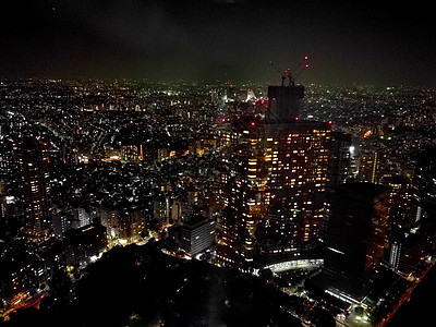 日本东京大都会的夜光闪亮景点建筑学景观照明日历历史假期国家火花烟火节日图片