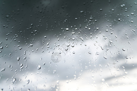 下雨和露水气泡液体墙纸窗户飞沫圆圈蓝色生活宏观玻璃图片